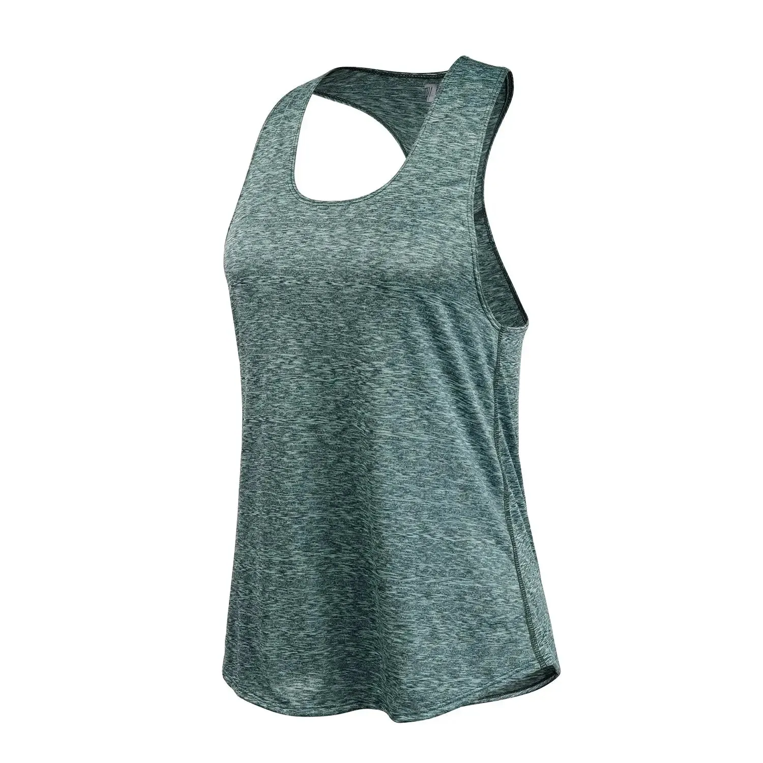 Sleeveless Racerback Yoga Tank Top, Women's Quick Dry Running Training Sports Vest Fitness Gym Top Workout Yoga Shirts
