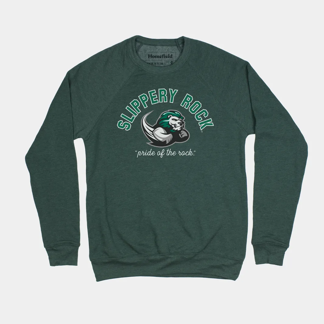 Slippery Rock "Pride of the Rock" Crewneck