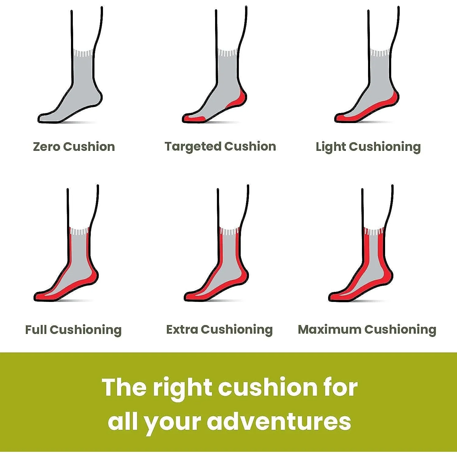 Smartwool Men's Hike Classic Edition Light Cushion Solid Crew Socks