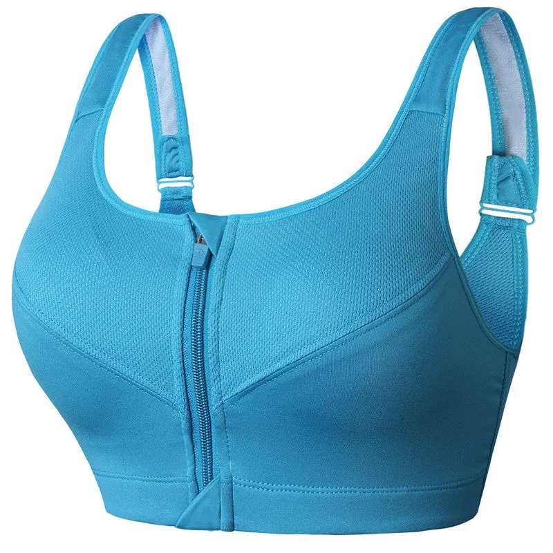 Sport yoga sports underwear hollow grid breathable hole large size non-steel ring sports bra vest female Europe and the United States