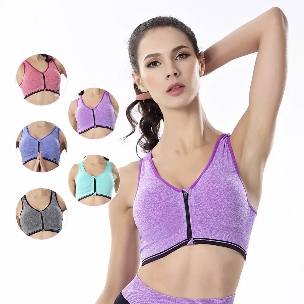 Sports fitness seamless sports bra trendy