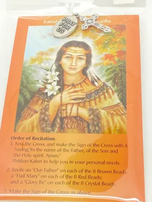 St. Kateri Tekakwitha Chaplet Beads