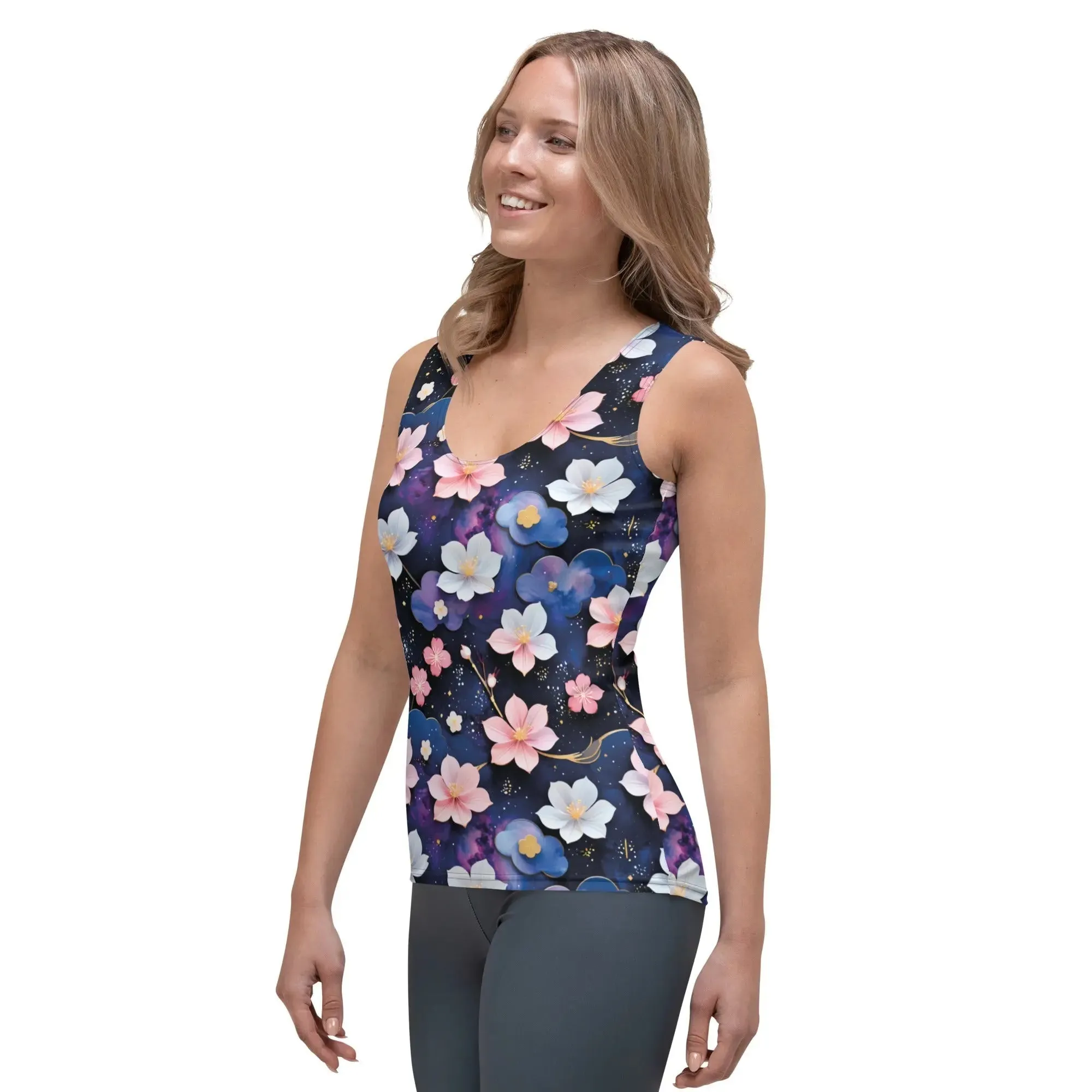 Tank Top - Midnight Sakura