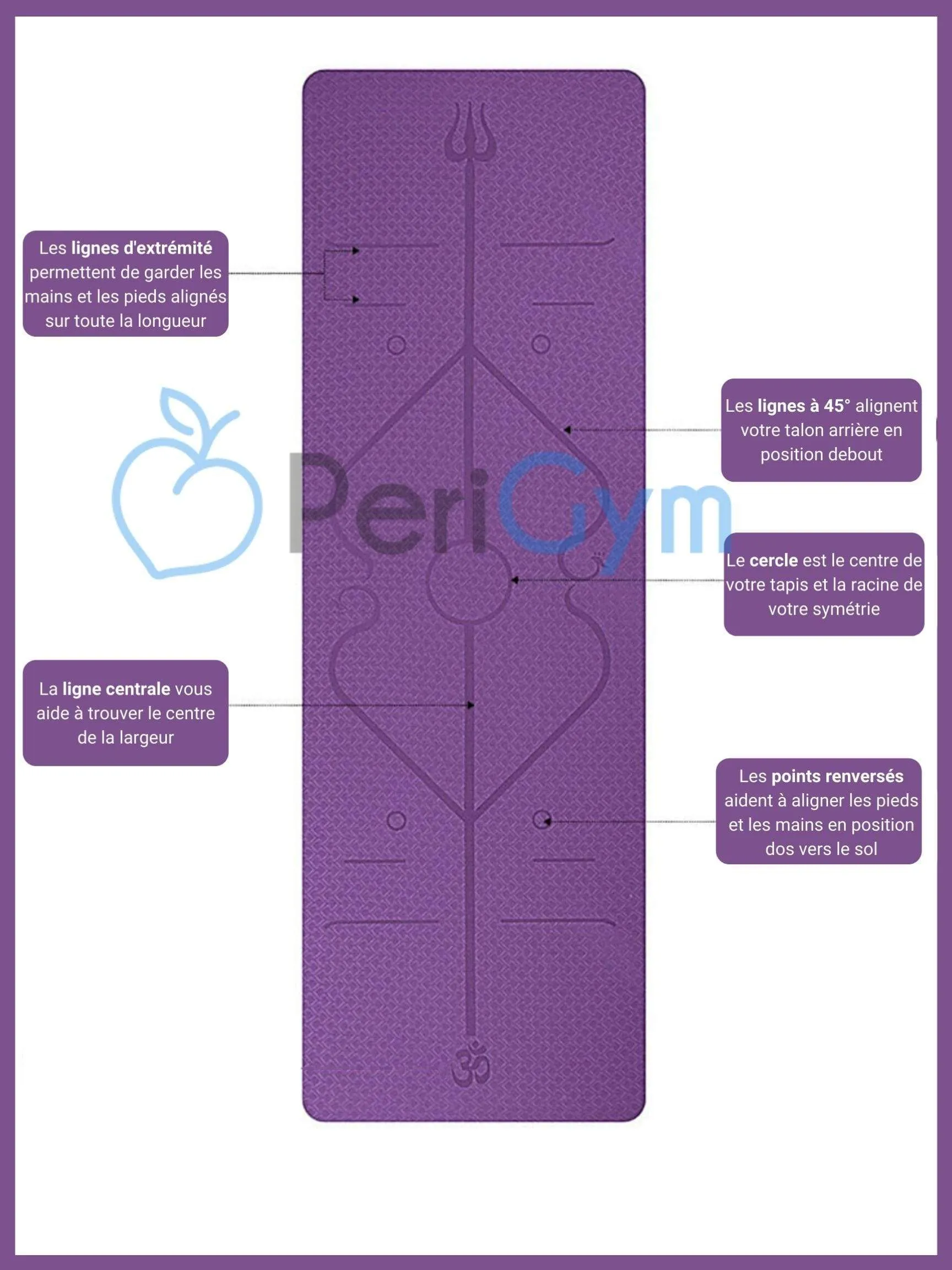Tapis de yoga Ligné | Perigym️