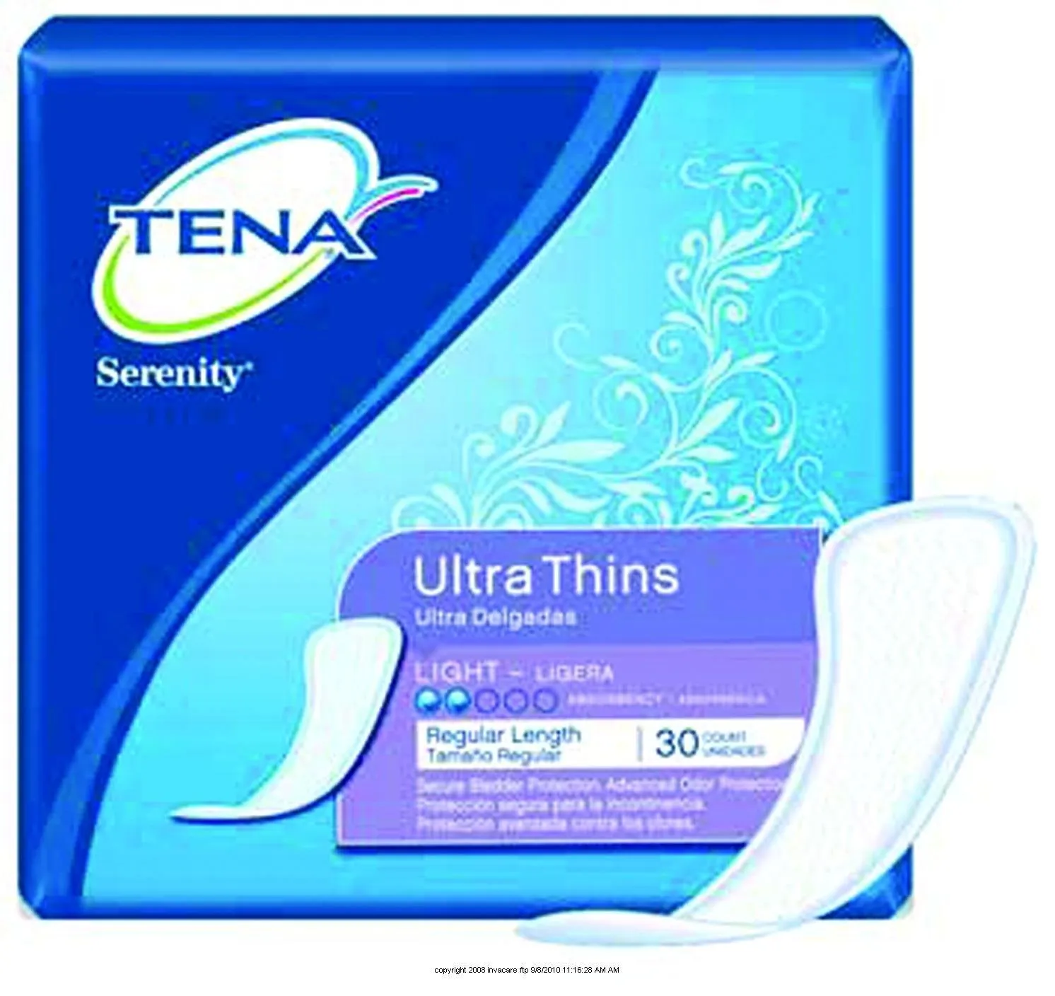 TENA Serenity Bladder Control Pads [SERENITY DRIACTIVE SLENDER PAD]