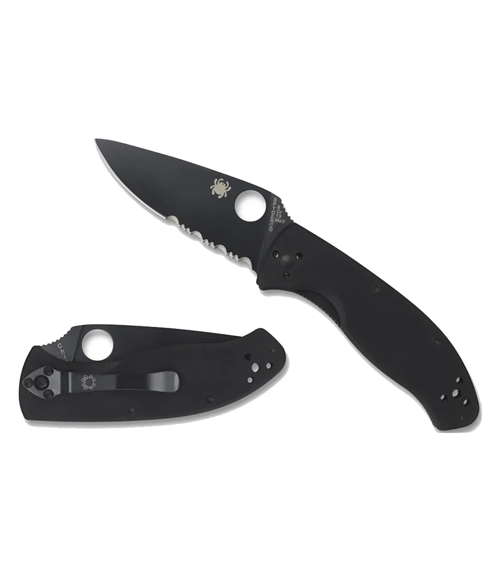Tenacious Black Blade Combo Knife