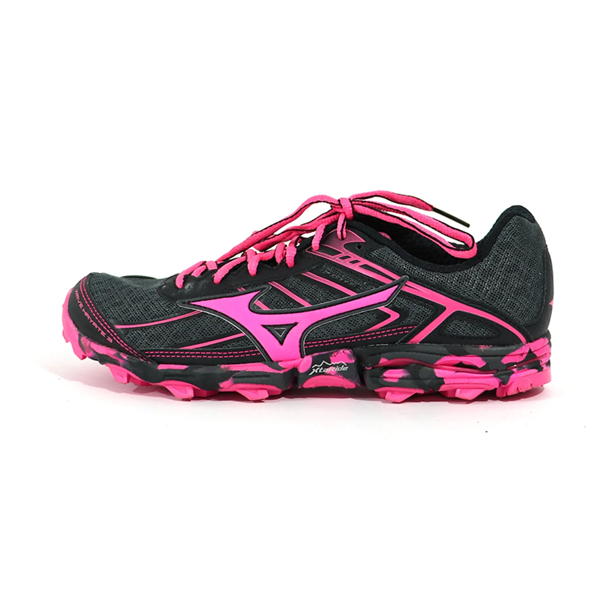 Tenis HIKE MONATAÑA Mizuno FLV Negro Rosa