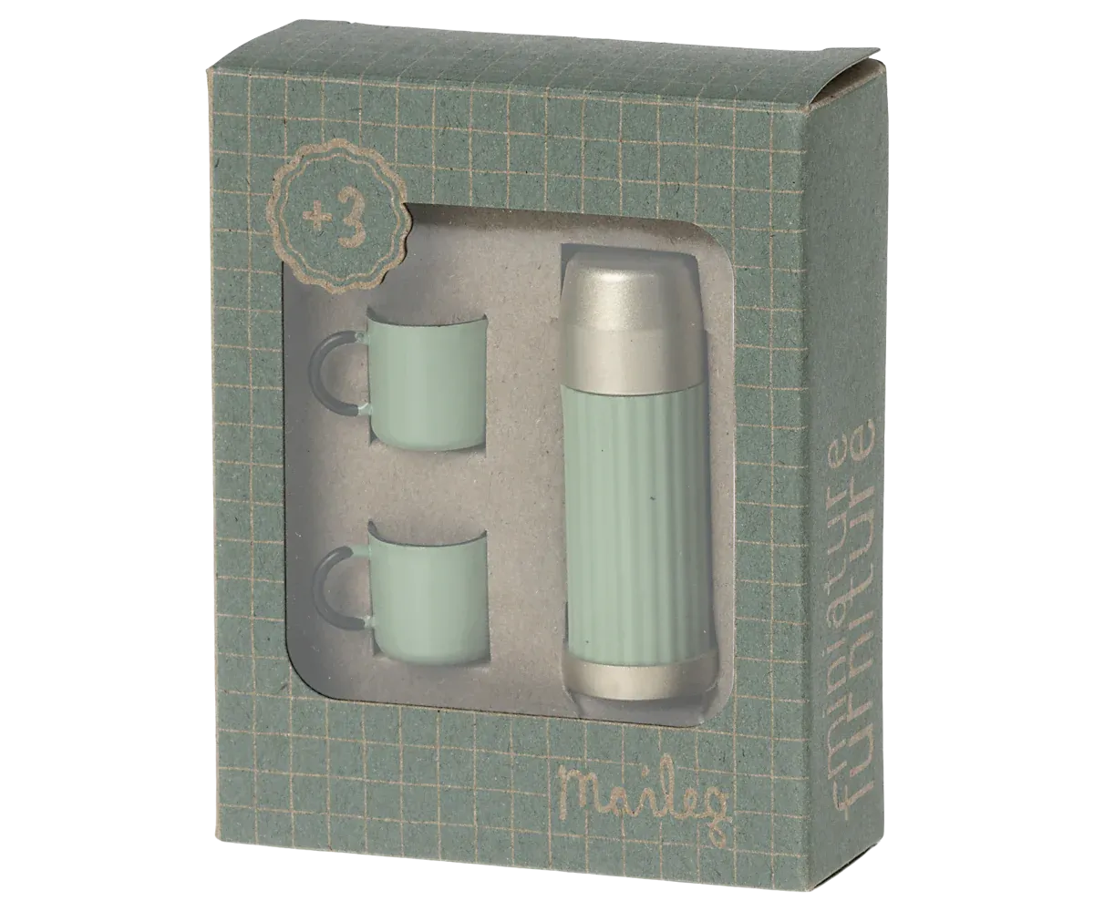 Thermos and cups - Mint