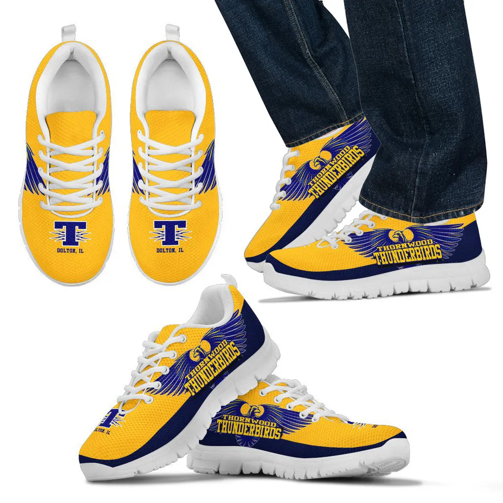 Thornwood-Thunderbirds Mens Sneaker Gold