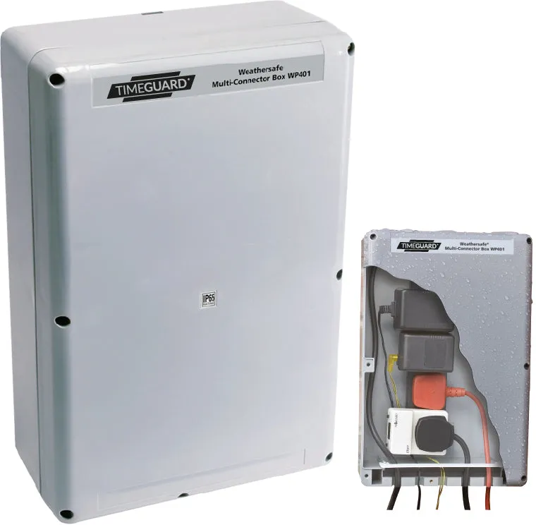 Timeguard WP401 Outdoor Multi-Connector Box With Strip
