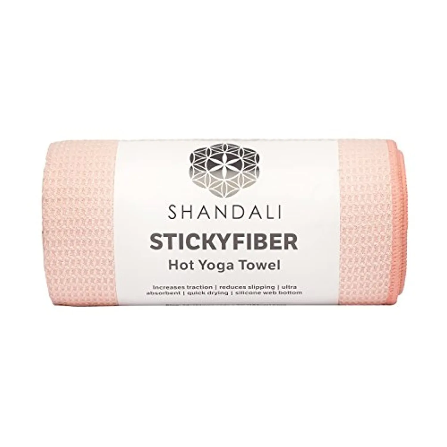 Toalla de yoga caliente de Shandali. Toalla de yoga de fibra adhesiva, tamaño mate, microfibra, superabsorbente, antideslizante, libre de lesiones, 24.0 x 71.7 in. La mejor toalla de yoga Bikram – ejercicio, fitness, pilates y equipo de yoga
