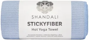 Toalla de yoga caliente de Shandali. Toalla de yoga de fibra adhesiva, tamaño mate, microfibra, superabsorbente, antideslizante, libre de lesiones, 24.0 x 71.7 in. La mejor toalla de yoga Bikram – ejercicio, fitness, pilates y equipo de yoga