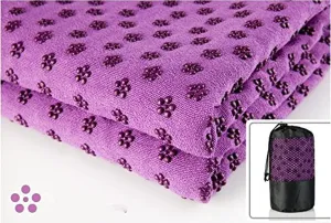 Toalla para Tapete de yoga de microfibra, antideslizante, absorbente, supersuave, 24.0 x 72.0 in
