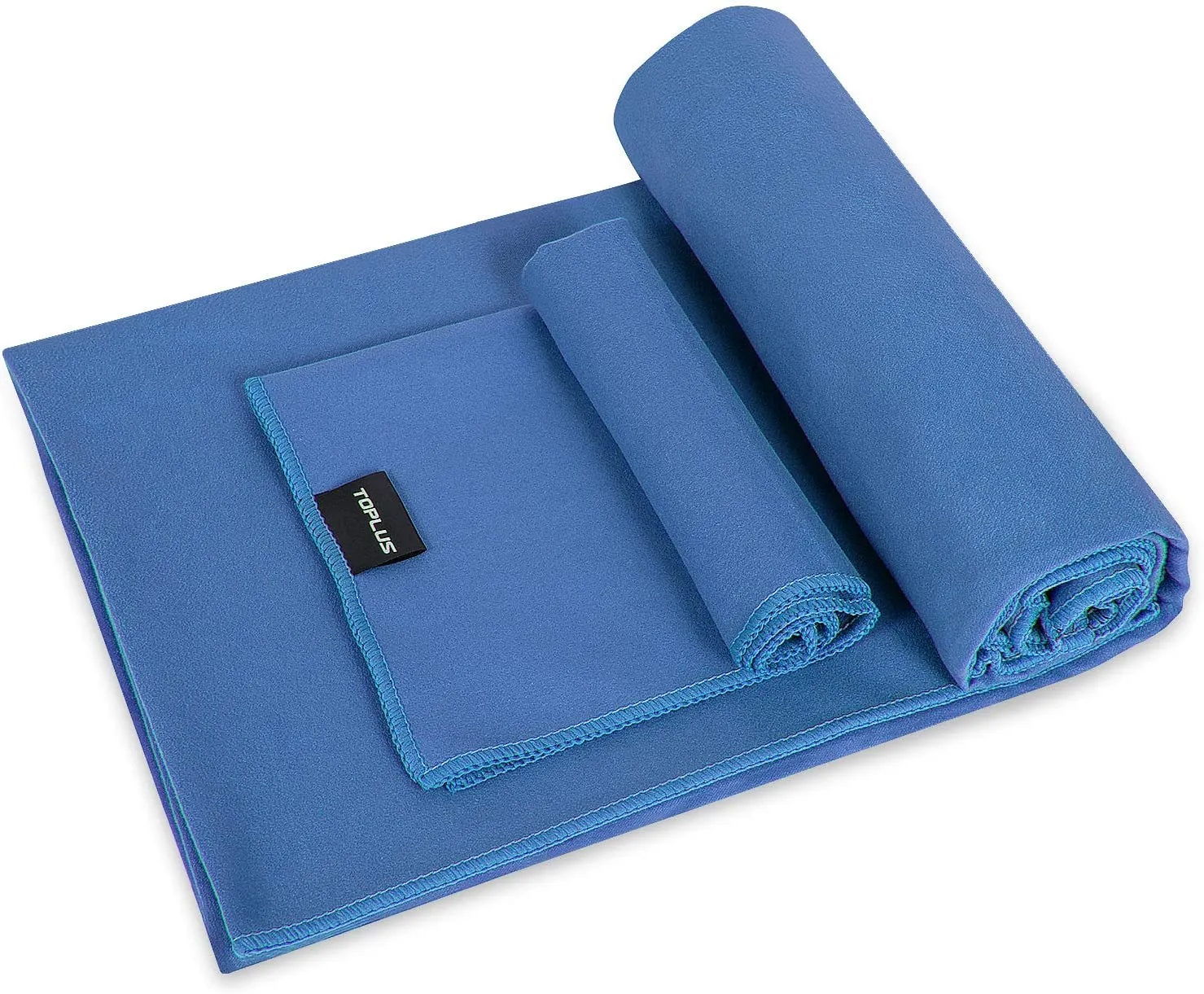 TOPLUS toalla de yoga – absorbente del sudor antideslizante toalla de yoga caliente   toalla de mano 2 en 1 set de microfibra, súper suave, mejor toalla de Tapete de yoga para Bikram Hot Yoga, Pilates, con bolsa de transporte