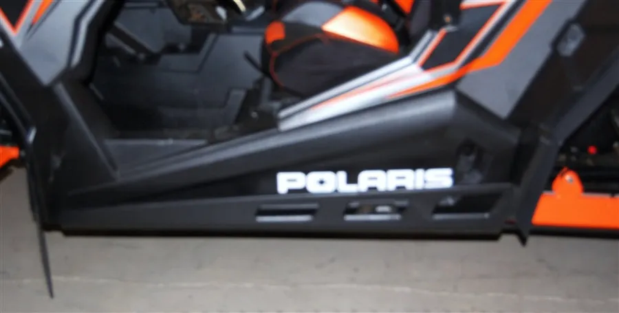 Trail Armor Polaris RZR XP 1000 (including the High Lifter, Trails and Rocks, Sport, Premium, Ultimate Editions), RZR XP Turbo, RZR 1000 XP Turbo S and Turbo S Velocity Full Skids with Slider Nerfs or Nerf for Extreme Kick Out Steel Sliders