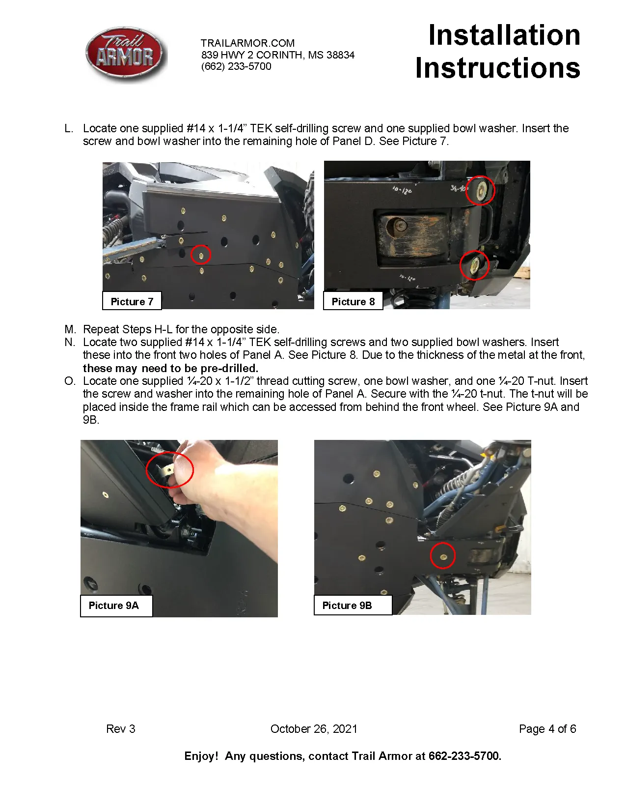 Trail Armor Polaris RZR XP PRO Full Skids with Integrated Sliders or Trimmed for Extreme Kick Out Nerf Sliders 2020 - 2025
