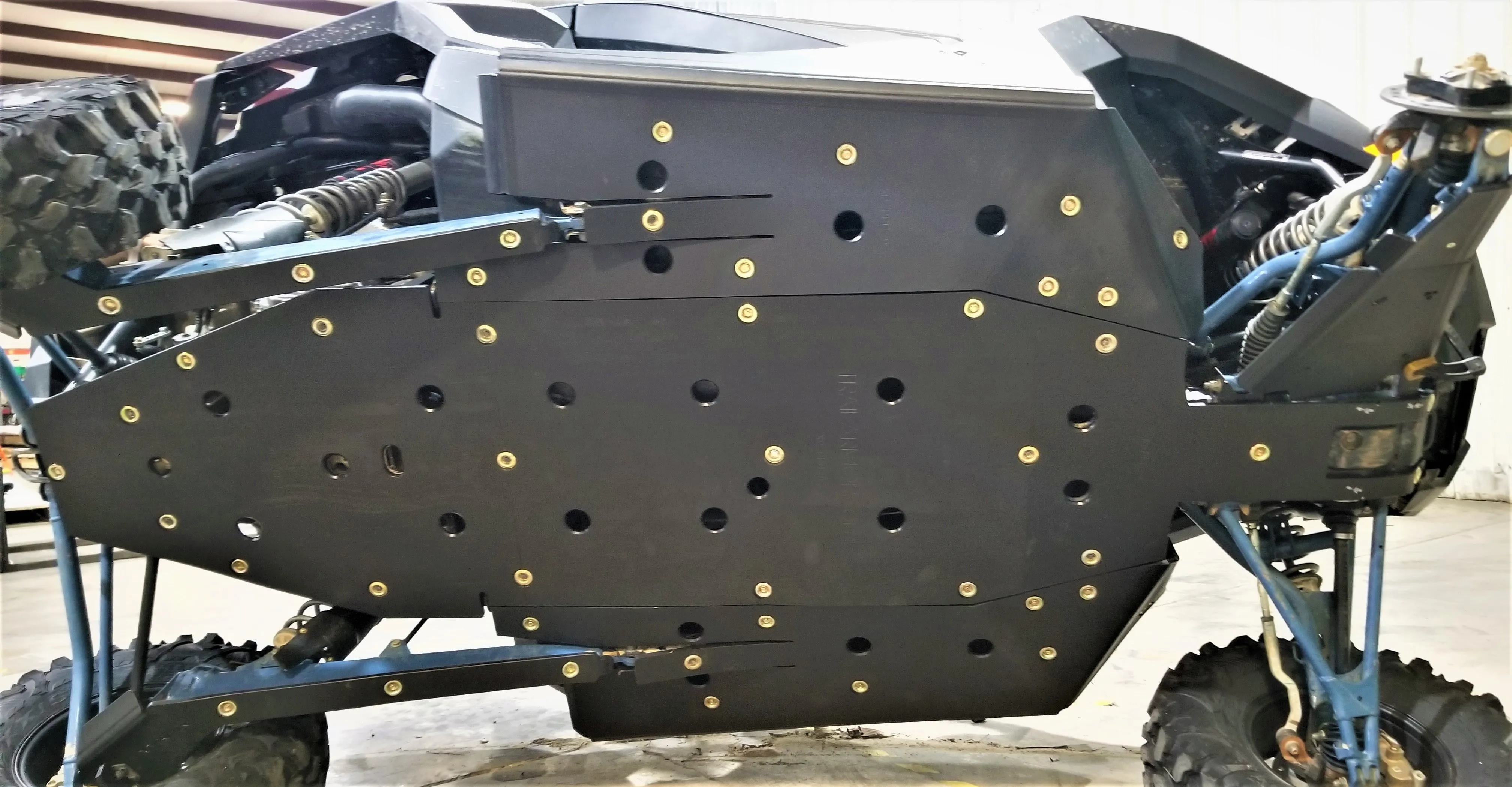 Trail Armor Polaris RZR XP PRO Full Skids with Integrated Sliders or Trimmed for Extreme Kick Out Nerf Sliders 2020 - 2025