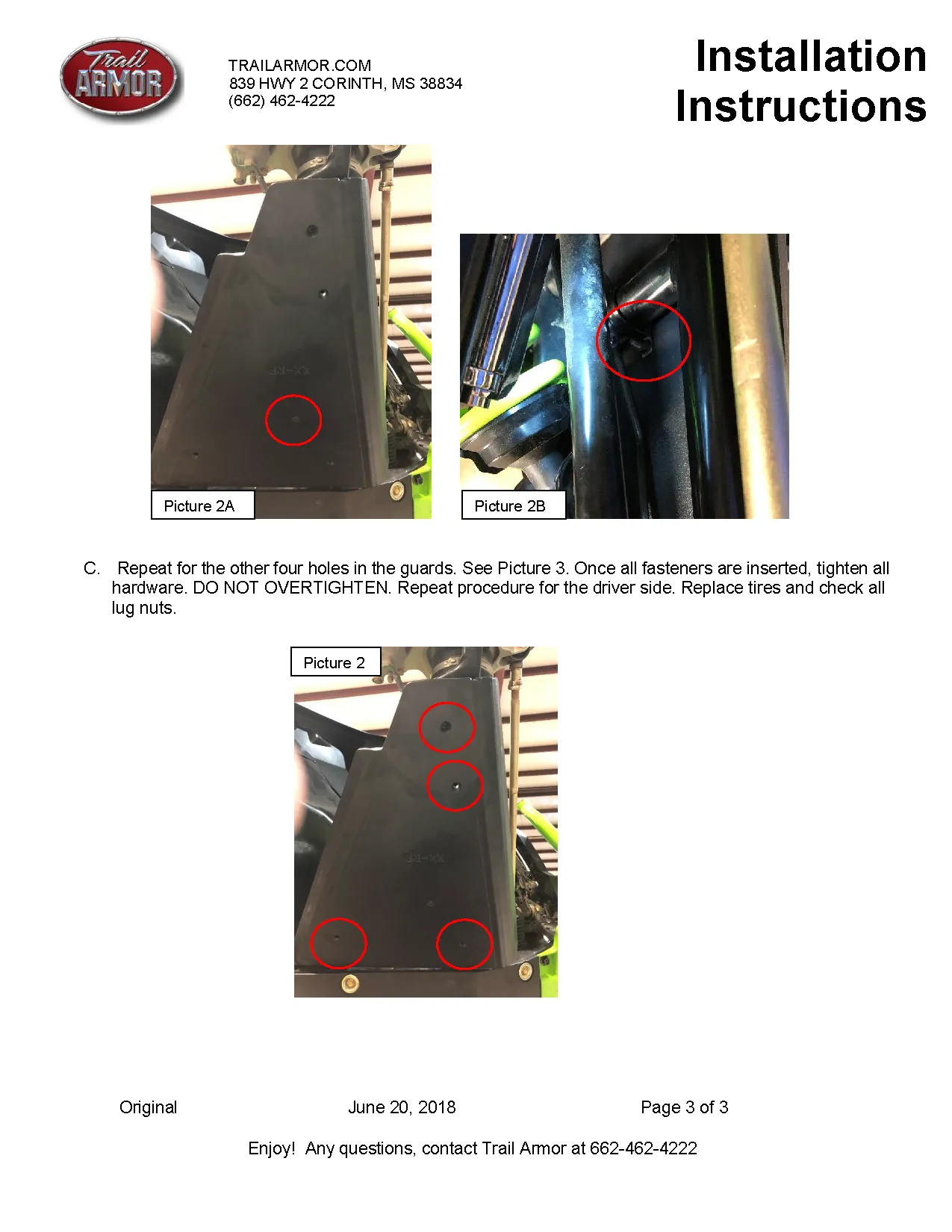 Trail Armor Textron Wildcat XX and Tracker XTR 1000 iMpact Front A-Arm Guards