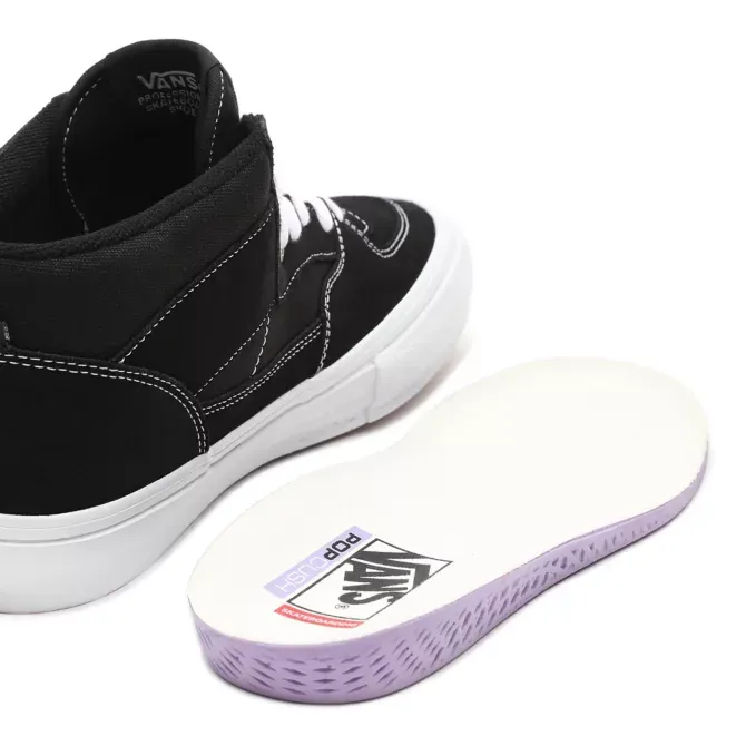 Vans Half Cab Skate Shoe Black/White