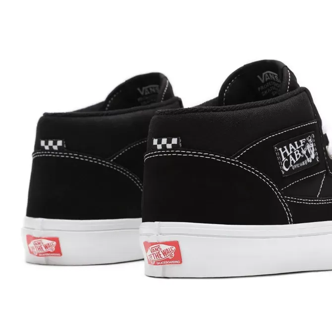 Vans Half Cab Skate Shoe Black/White