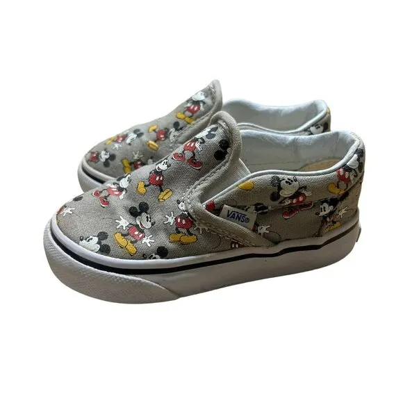 Vans Sz 4.5 Limited Edition Disney Mickey Mouse Shoes