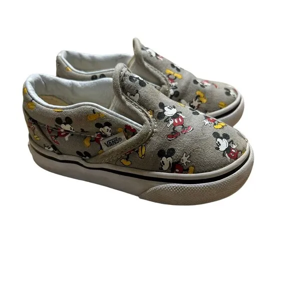 Vans Sz 4.5 Limited Edition Disney Mickey Mouse Shoes