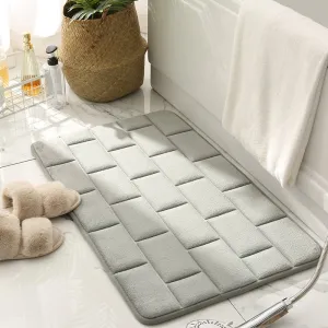 VeluraSoft – Plush Non-Slip Bath Mat