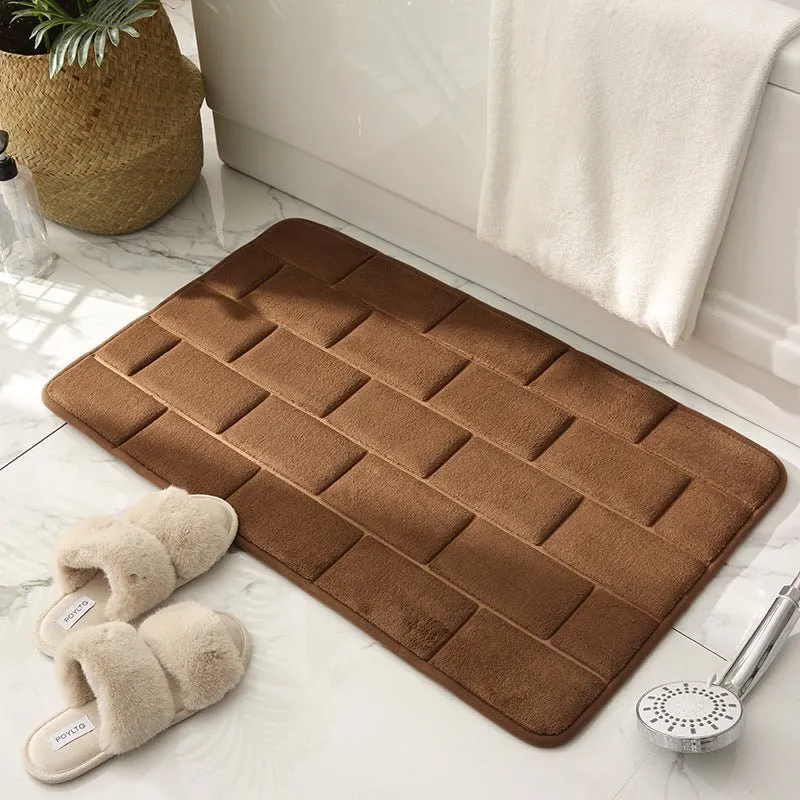 VeluraSoft – Plush Non-Slip Bath Mat