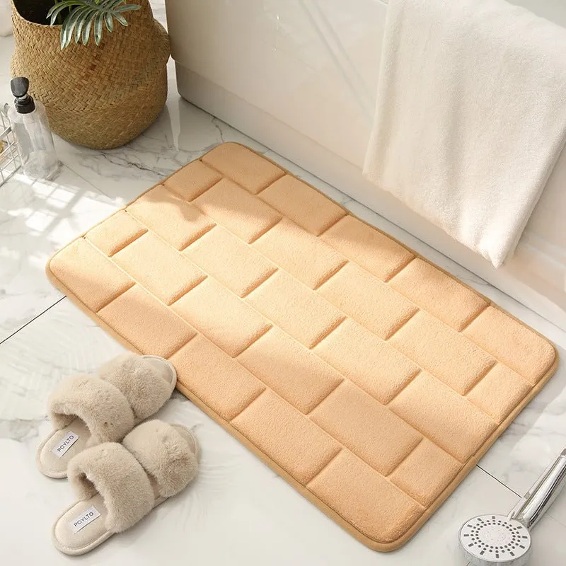 VeluraSoft – Plush Non-Slip Bath Mat