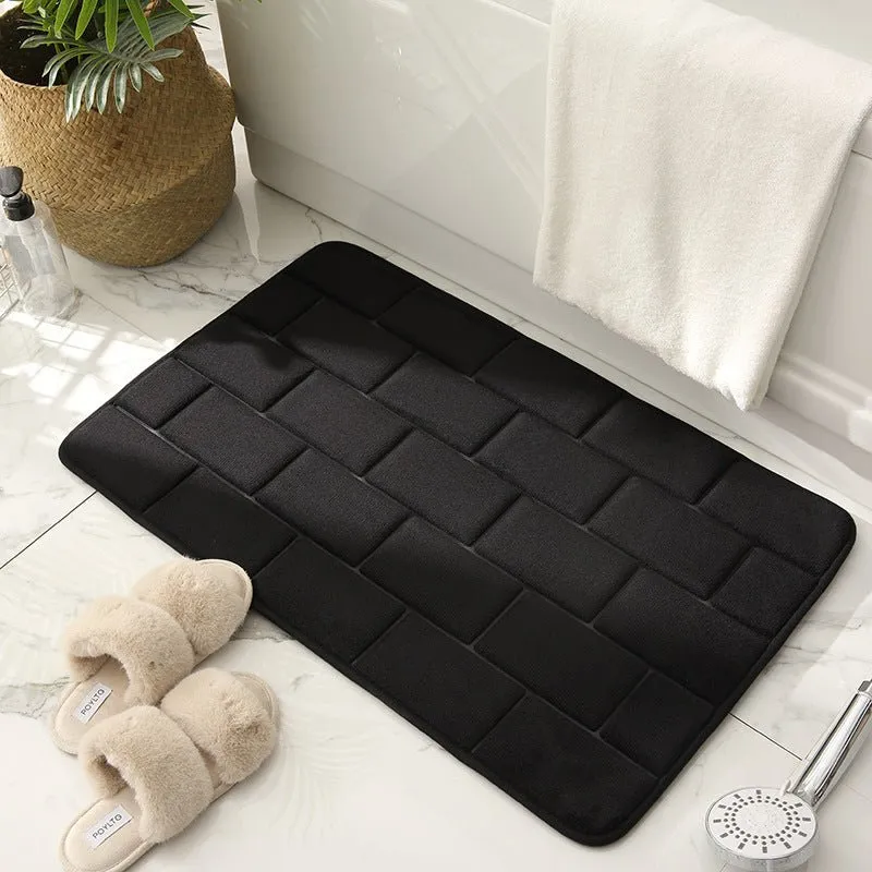 VeluraSoft – Plush Non-Slip Bath Mat