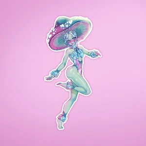 Verdigris Agaric 💙🍄 ⁠ Sticker