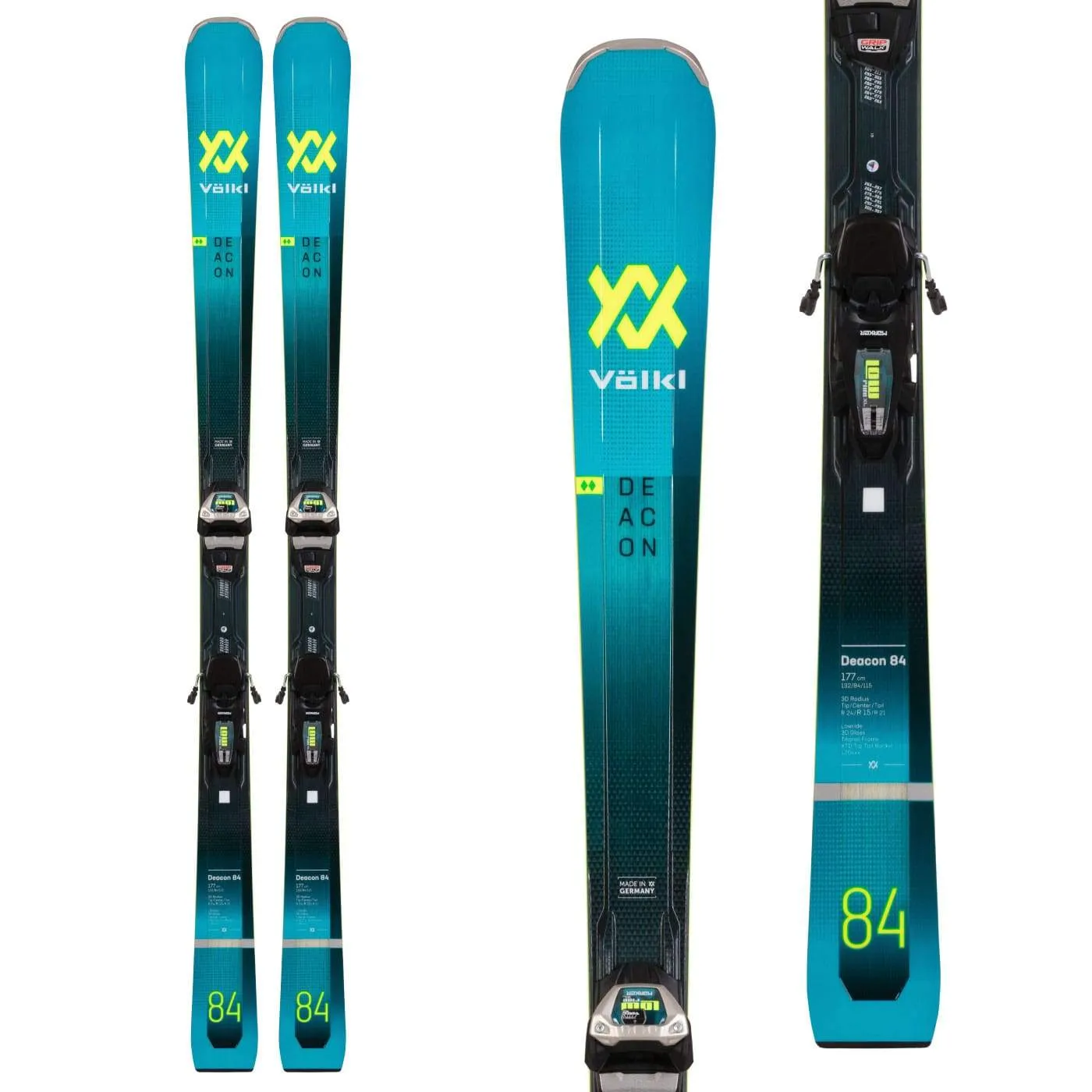 Volkl Deacon 84   Low XL Bindings 2022