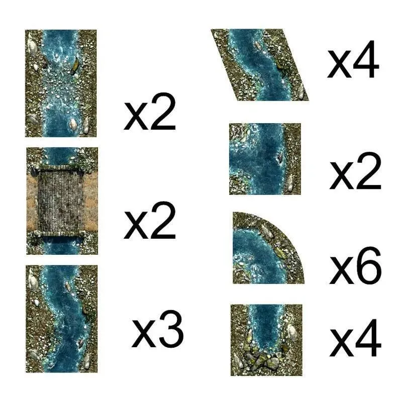 Water River Neoprene Terrain Set
