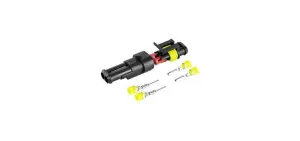 Weatherproof Multipole DC Connector 2 Pole 14A