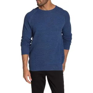 Weatherproof Pullover Crew Neck Raglan Knit-Navy