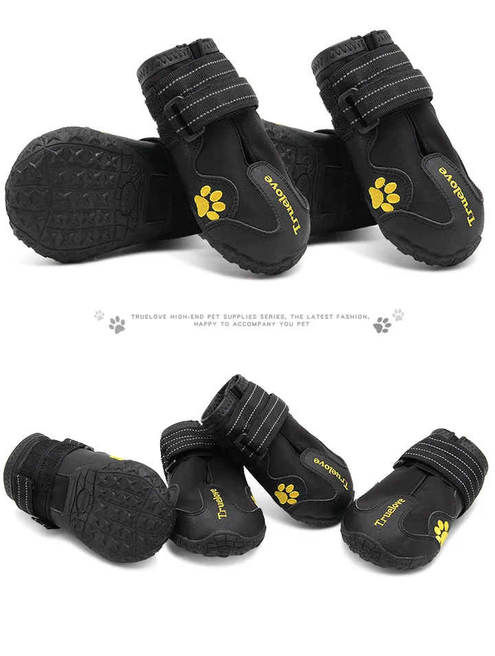 Whinhyepet Outdoor Adventure Dog Shoes - Green, Size 3