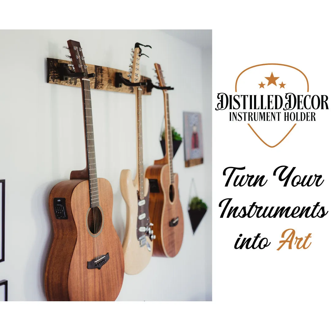 Whiskey Barrel Guitar Wall Mount Red Barrel Studio®