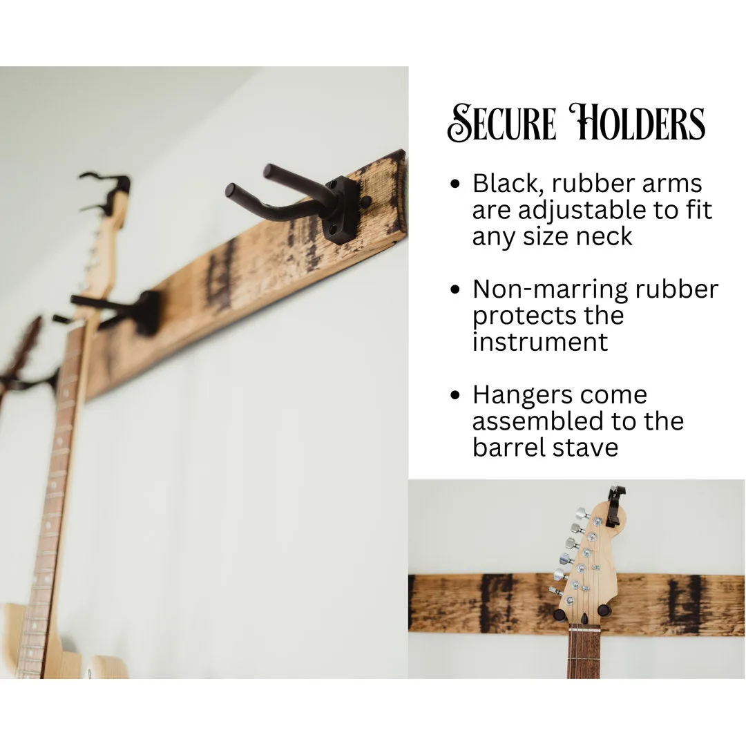 Whiskey Barrel Guitar Wall Mount Red Barrel Studio®