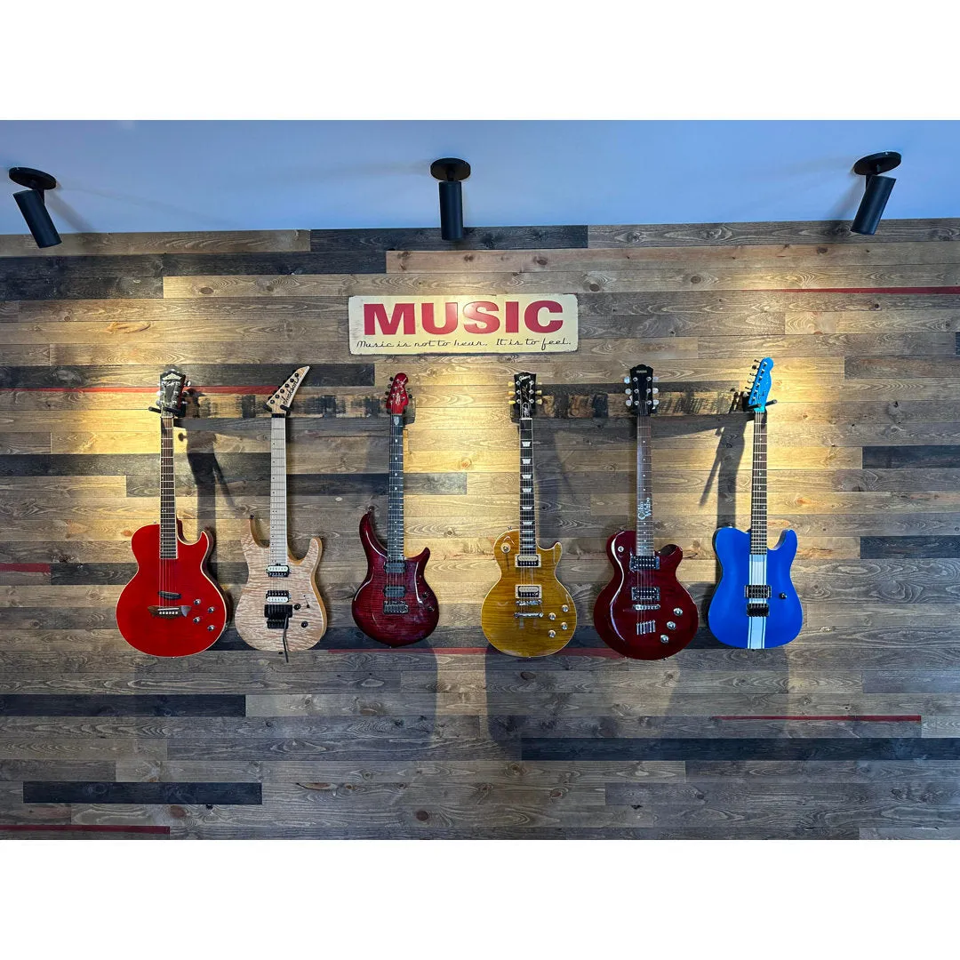 Whiskey Barrel Guitar Wall Mount Red Barrel Studio®