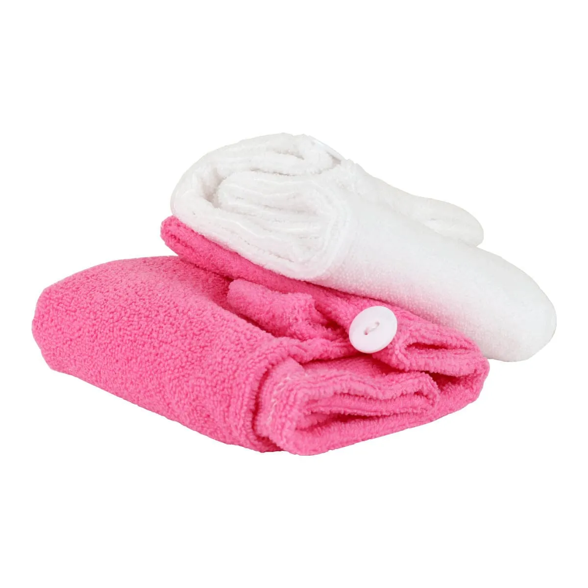 Wholesale Twist & Dry Quick Dry Hair Towel 2-Pack (Various Colours)