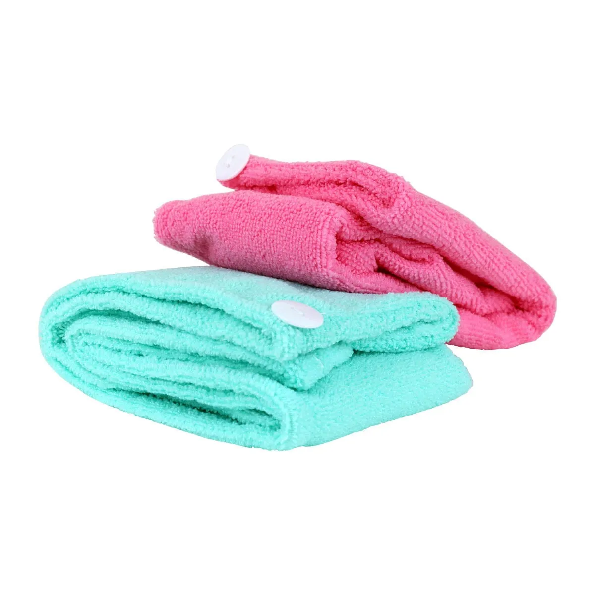 Wholesale Twist & Dry Quick Dry Hair Towel 2-Pack (Various Colours)