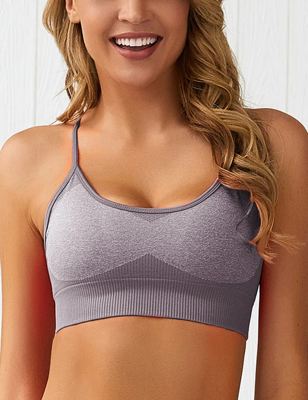 Women's Medium Impact Seamless Fantasy Workout Bra