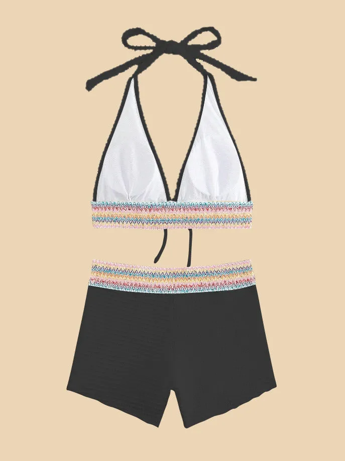 Women's Split High Waist Bikini Suit trending