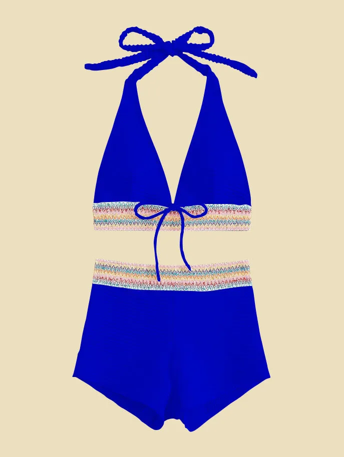 Women's Split High Waist Bikini Suit trending