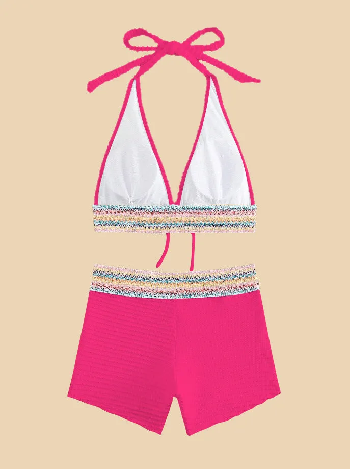 Women's Split High Waist Bikini Suit trending