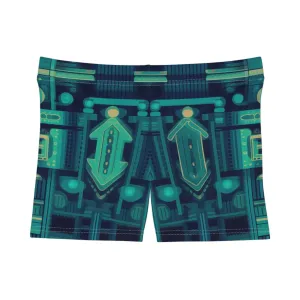 Workout Shorts - Annora Phalakasana Space Invader