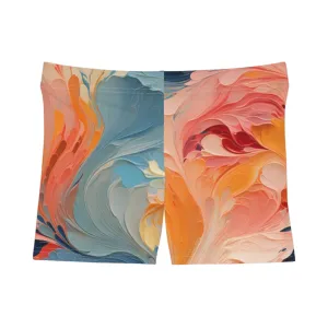 Workout Shorts - Bard Kinkaku-ji Watercolor
