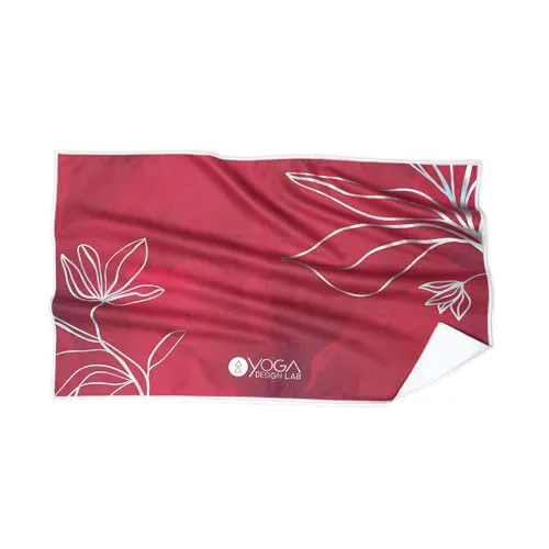 Yoga Design Lab Hand Towel Microfiber Size 15" x 24" Yoga Towel Yoga Rug Sports Training Towel (Iris)