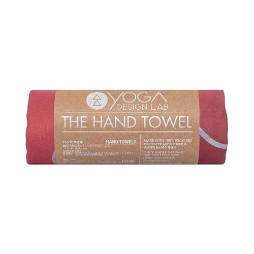 Yoga Design Lab Hand Towel Microfiber Size 15" x 24" Yoga Towel Yoga Rug Sports Training Towel (Iris)
