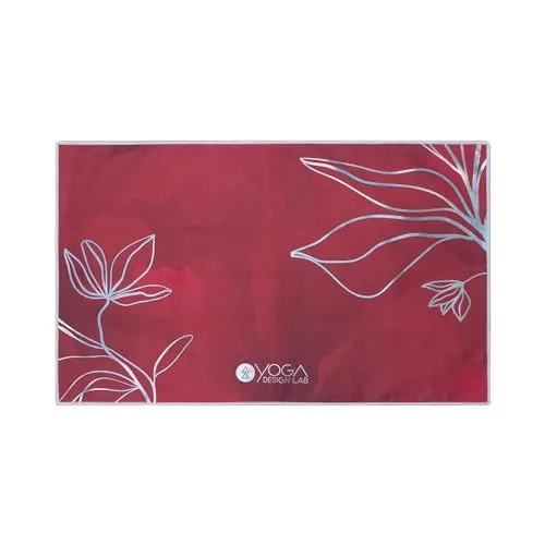 Yoga Design Lab Hand Towel Microfiber Size 15" x 24" Yoga Towel Yoga Rug Sports Training Towel (Iris)